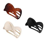 Lot de 3 grandes pinces à cheveux pour femme avec des designs créatifs - Accessoires de cheveux élégants pour sécuriser les cheveux