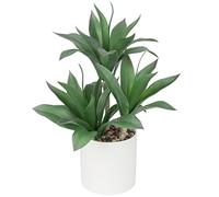 Lot de 3 grandes plantes succulentes artificielles décoratives en pot - 37 cm - Plantes succulentes artificielles en pot - Aloe Yucca Vera - Décoration pour la maison, le bureau, la cuisine #1
