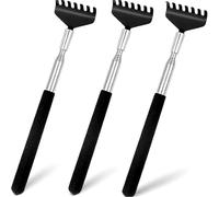 Lot de 3 gratte-dos - Stable et extensible avec une large surface de grattage pour un soulagement efficace des démangeaisons - masseur et gratte-dos