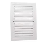 Lot de 3 Grille de ventilation plastique 140x210 mm Blanc