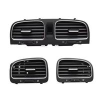 Lot de 3 grilles d'aération de rechange pour console de tableau de bord de voiture VW Golf 6 MK6 5K0819728 5K0819703 5K0819704
