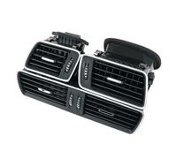 Lot de 3 grilles d'aération pour console centrale gauche et droite, Compatible Pour VW Passat B6 B7 CC R36 3AD819728A 3AD819701A 3AD819702A(Matte 3 PCS)