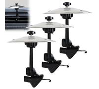 Lot de 3 grilles d'aération pour tambour de voiture, mini tambour, clip de crash pour batteurs et amateurs de musique, décoration de véhicule et divertissement de conduite (pour tous les types de