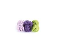 Lot de 3 grosses laine à tisser - Graine Creative (...) - Mauve-violet-vert mousse Mauve-violet-vert mousse