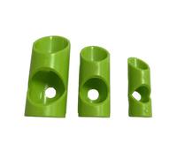 Lot de 3 guides de coupe pour isolation de tuyaux en mousse, outil de coupe de tuyau en mousse à trois tubes