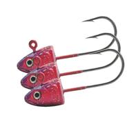 Lot de 3 hameçons à tête plombée colorés,5 g, 7, 10, leurres Souples for étang(Roze,7g)