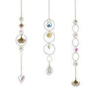 Lot de 3 Hanging Sun Catcher Prisme Cristal Acrylique Suncatcher