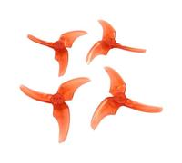Lot de 3 hélices de 2,5 Pouces CW CCW compatibles avec Le Moteur Tinyhawk II Freestyle 1106 Lipo 3S à 4S (Red)