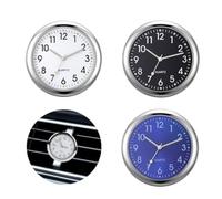 Lot de 3 horloges lumineuses de 40 mm pour tableau de bord de voiture et marine, construction en alliage de quartz, installation facile sur la grille d'aération