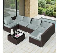 Lot de 3 housses de coussin de canapé extensibles, imperméables et élastiques, pour protection de siège de canapé d'extérieur, en TPU et soie de lait, pour meubles de jardin et patio (#2, 1 personne)