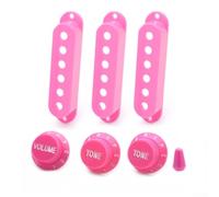 Lot de 3 housses de micro pour guitare électrique avec boutons de volume et de tonalité pour guitares de style compatibles avec la configuration SSS (violet)