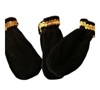 Lot de 3 housses de pédale de piano - Pédale de piano classique - Housse de protection universelle - Velours antidérapant - Couvre-pieds antidérapants