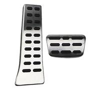 Lot de 3 housses de pédale de voiture, compatibles avec Kia, Sorento, KX5 K5 Optima Sportage QL, Hyundai, Sonata I40 Tucson Santa Fe IX35 Ceed MT AT (noir AT 2 pièces)