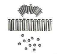 Lot de 3 housses de pédale de voiture pour pédales d'embrayage et de frein avec bande élastique antidérapante et corps en alliage d'aluminium pour un positionnement sûr du pied