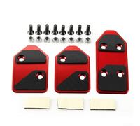 Lot de 3 housses de pédale en aluminium pour Polestar pour Sling for Shot 2017+, ensemble de housses antidérapantes pour pédale de voiture Polestar pour Sling for Shot 2017+, installation facile