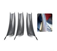 Lot de 3 housses de poignée de porte en fibre de carbone pour BMW X5 E70 X6 E71 E72 2007-2014 Mise à niveau intérieure avec design facile à placer (LHD)