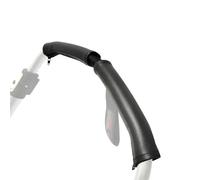 Lot de 3 housses de poignée de poussette pour Bugaboo Bee3/Bee5/Bee+, protection d'accoudoir en cuir synthétique (noir)