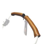 Lot de 3 housses de poignée de poussette pour Bugaboo Bee3/Bee5/Bee+, protection d'accoudoir en cuir synthétique (violet)