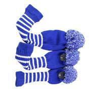 Lot de 3 housses de protection douces pour clubs de golf - Housses tricotées pour différents niveaux de compétence et styles de loisirs