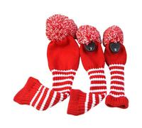 Lot de 3 housses de protection douces pour clubs de golf - Housses tricotées pour différents niveaux de compétence et styles de loisirs
