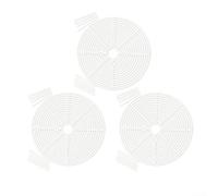 Lot de 3 housses de protection pour plantes avec ouverture centrale pour le passage de la tige et entièrement stabilisé contre les perturbations causées par les animaux domestiques à l'intérieur et à