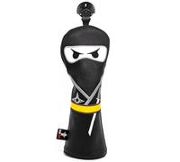 Lot de 3 Housses de tête de Golf en Bois Hybrides brodées avec Motif Ninja fabriqué à la Main pour Tous Les Clubs de Golf en Bois (pour Hybride)