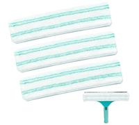 Lot de 3 Housses Tampons de Remplacement pour Nettoyeurs de Vitres Un Chiffon Nettoyant Vitres Doublement Nettoyant Adapté à Toutes Window Washer Les
