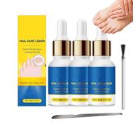 Lot de 3 huiles de traitement pour ongles endommagés, renforcement des ongles faibles, favorise la réparation d'une croissance saine des ongles, traite les ongles craquelés, rugueux, pour ongles