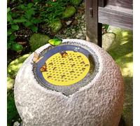 Lot de 3 îles flottantes pour abeilles, abreuvoir, point d'eau, île flottante pour abeilles, nourriture pour abeilles, bain d'abeilles, décoration de jardin (C)