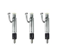 Lot de 3 injecteurs de carburant compatibles avec les moteurs Yanmar Komatsu 3D84E 3D84 3TNE84 3TNE88 729503-53100 72950353100, garantie 3 mois.