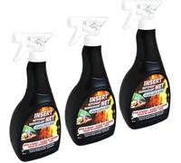 Lot de 3 Insert Net - Nettoyant Surpuissant pour Vitre d’Insert, Plaque de Cuisson, Grille de Barbecue et Four - Formule Gel