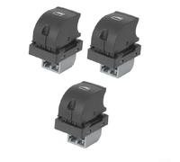 Lot de 3 interrupteurs de commande de fenêtre électrique de remplacement pour A6 S6 C6 pour Q7 pour A3 OEM 4FD959855 4F0959855A Commutateur de panneau de porte automatique