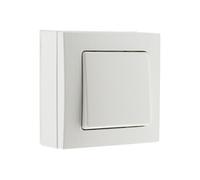 - Lot de 3 interrupteurs en saillie Bel Vue - Blanc