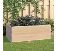 Lot de 3 jardinières surélevées pour jardin, terrasse, 100 x 150 cm, en pin massif