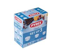 Lot De 3 Jattes En Verre Pyrex Classic Transparent