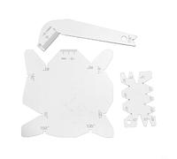 Lot de 3 jauges d'angle de foret, jauge d'angle de 118° pour affûtage de perceuse, outil de mesure d'inspection en acier inoxydable pour CNC et applications de travail des métaux