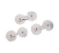 Lot de 3 jauges de filets en acier inoxydable - Matériau robuste en acier inoxydable - Ce rayon est conçu pour une utilisation durable avec une durabilité appropriée et concave