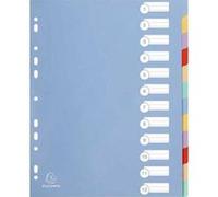 Lot de 3 Jeux de 12 intercalaires polypro 3.5/10è format maxi A4+ G