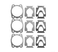 Lot de 3 joints de plaque de soupape 3 en 1 pour compresseur d'air, pièces de réparation de base de culasse, adaptées à plusieurs types de compresseurs d'air (B)