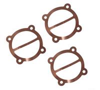 Lot de 3 joints de plaque de soupape de compresseur d'air avec rondelles en cuivre pour machines à huile et à huile, kit de joint de base de culasse de rechange - Type 51/65 (type 65)