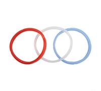 Lot de 3 joints d'étanchéité de rechange en silicone pour autocuiseur compatible avec les modèles InstaPot pour une cuisson fiable (3 QT)