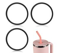 Lot de 3 Joints pour Bouteille d'Eau, Joint d'Étanchéité de Rechange pour Hydro Flask Travel Tumble Bouteille d'Eau 32/40OZ (Noir)