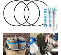 Lot de 3 joints toriques CX900F 0-240 avec lubrifiant étanche SPX0327 pour cartouche de piscine Hayward Star-Clear Plus et réservoir de séparation U9-228A C751 C900 C1200 C17502