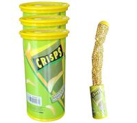 Lot de 3 Jouets de Chips et Pommes Terre, 5, 6 x 10, 9 cm, Serpent dans Une canette pour Enfants, Serpent Amusant, Trucs farceur à Ressort en Plastique pour Adultes, Ornements Jardin