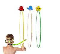 Lot de 3 jouets de natation à travers les anneaux, jouets de piscine, jouets de plongée, jeux de plongée, jeux de plongée, jeux de plongée, sports nautiques pour enfants âgés de 4 à 12 ans