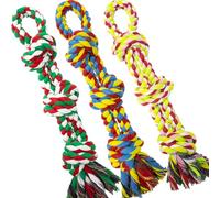 [Lot de 3] jouets en corde indestructibles pour chiens de grande et moyenne taille, jouets à mâcher agressifs pour chiens de grande et moyenne race, jouets à mâcher pour chien de grande race, jouets à
