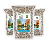 Lot de 3 kg de graines de tournesol rayées - Nourriture pour oiseaux sauvages et tournesols - 9 kg