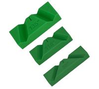 Lot de 3 kits d'affûtage de forets réglables à angles de 90/118/135° pour le travail du bois en métal ABS Installation rapide Affûteuse à angles multiples pour foret