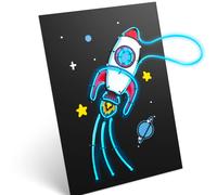 KIDYWOLF Kidyneon - Kit Decoration Murale Lumineuse - 9 Dessins