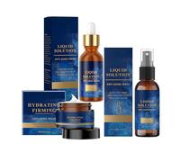 Lot de 3 kits de soins de la peau anti-âge, sérum raffermissant pour le visage, crème anti-rides à l'acide hyaluronique, effet immédiat, spray hydratant, pores affinés, sérum anti-rides, amélioration